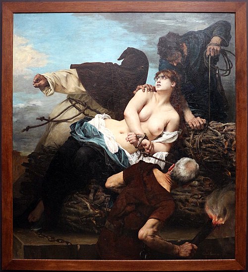Scène de l’inquisition en Espagne, 1879, Gabriel Ferrier