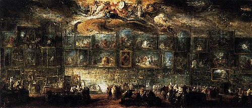 Vue du Salon de 1779, 1779, Gabriel de Saint-Aubin