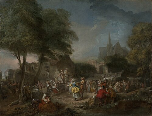 La danse campagnarde, 1760, Gabriel de Saint-Aubin