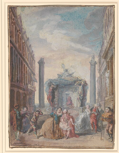 Les fêtes vénitiennes, 1759, Gabriel de Saint-Aubin