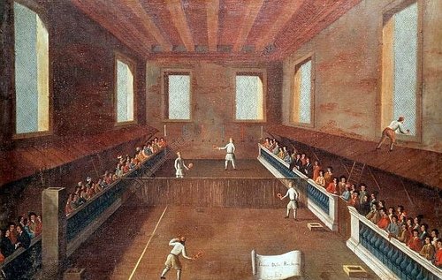 Gioco della Racchetta., 1725, Gabriele Bella