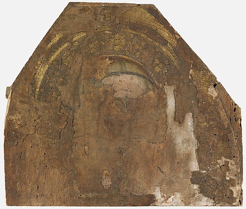 A Female Saint (Fragment), , Pietro Lorenzetti