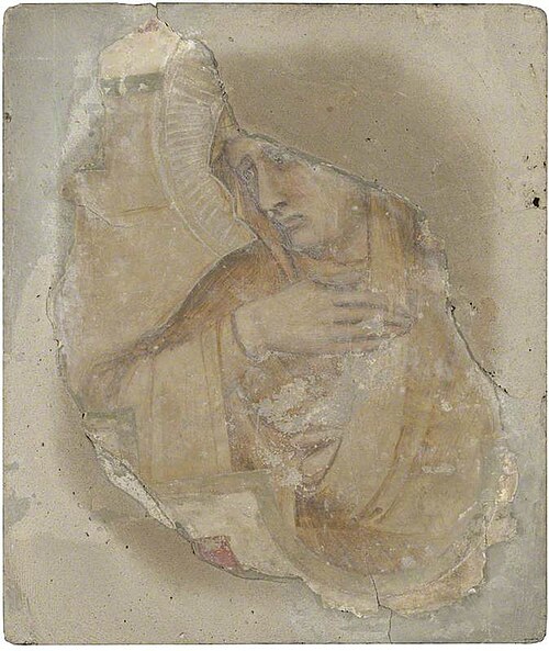A Female Saint in Yellow, 1334, Pietro Lorenzetti