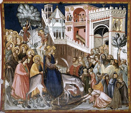 L'entrée du Christ à Jérusalem, 1310, Pietro Lorenzetti