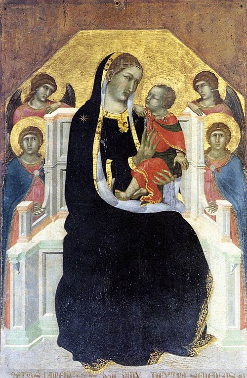 Majesté de Cortone, 1320, Pietro Lorenzetti