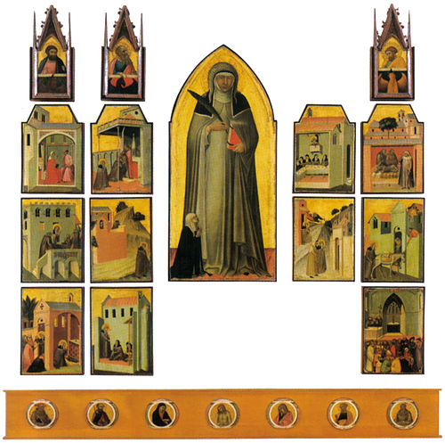 Pala de sainte Humilité, 1341, Pietro Lorenzetti