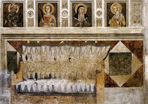Architecture peinte, 1310, Pietro Lorenzetti