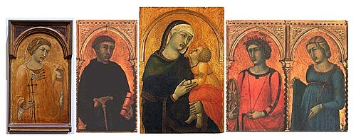 Polyptyque de Monticchiello, 1315, Pietro Lorenzetti