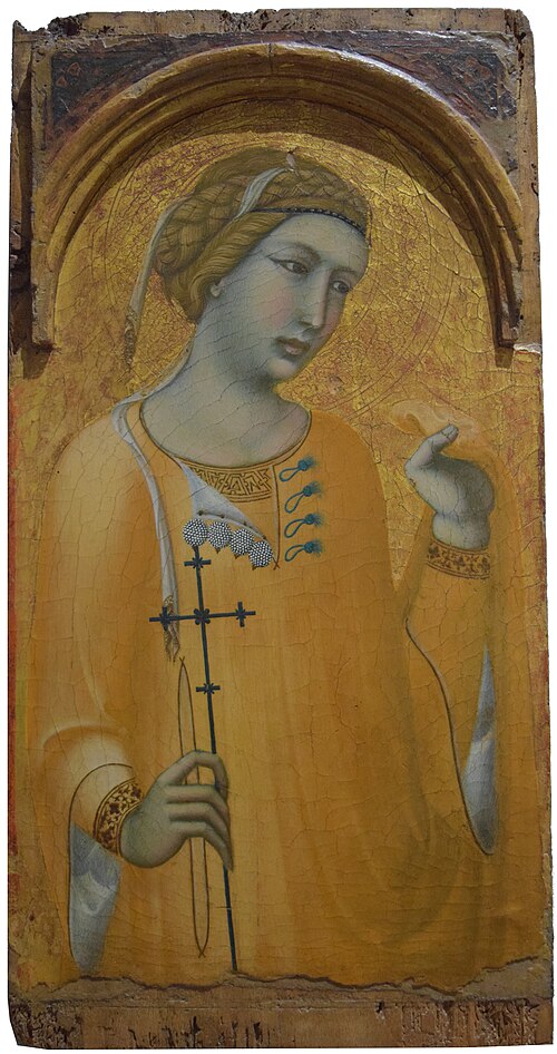 Sainte Agathe, 1315, Pietro Lorenzetti