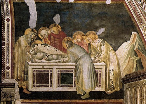 Le Christ mis au tombeau, 1310, Pietro Lorenzetti