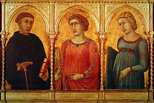 Three Saints, 1315, Pietro Lorenzetti
