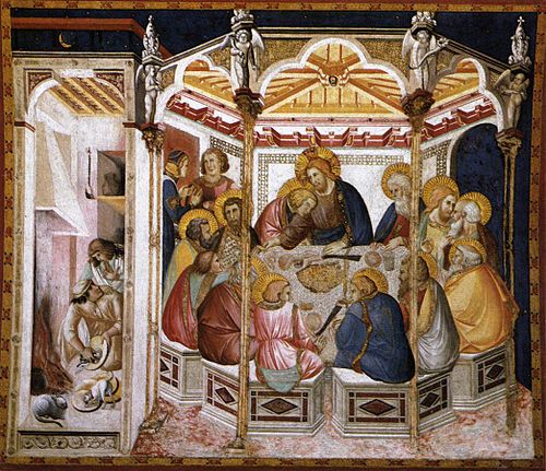 La Cène, 1310, Pietro Lorenzetti