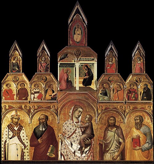 Polyptyque Tarlati, 1320, Pietro Lorenzetti