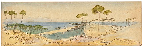 Antibes, Côte d'Azur, France, , Edward Lear