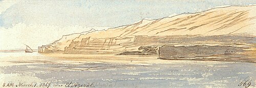 Near El Azerat, 1867, Edward Lear