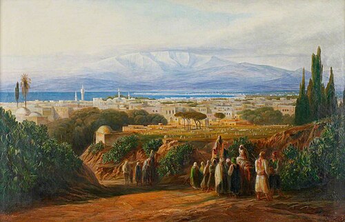 View of Beirut, 1861, Edward Lear