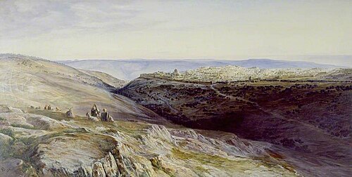 Jerusalem, 1865, Edward Lear