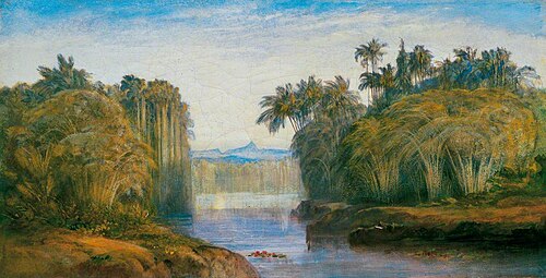 A View of Adam's Peak, Ceylon, 1882, Edward Lear