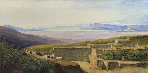 Argos from Mycene, 1884, Edward Lear
