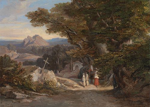 Between Olavano and Civitella, 1842, Edward Lear