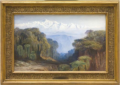 Kinchinjunga, 1877, Edward Lear