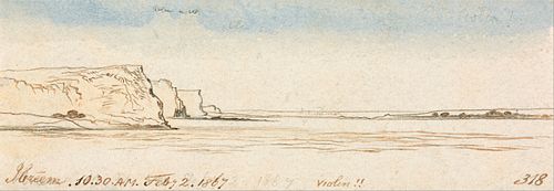 Ibreem, 10-30 am, 2 February 1867 (318), 1867, Edward Lear