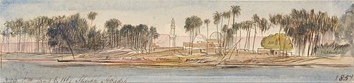 Sheikh Abadeh, 3-20 pm, 6 January 1867 (85), 1867, Edward Lear