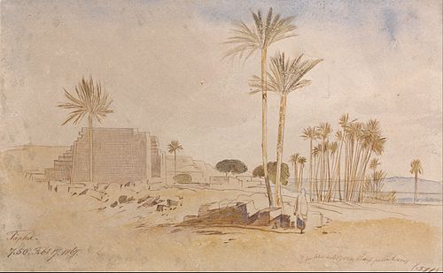 Tapha, 7-50 a.m., February 17, 1867, 1867, Edward Lear