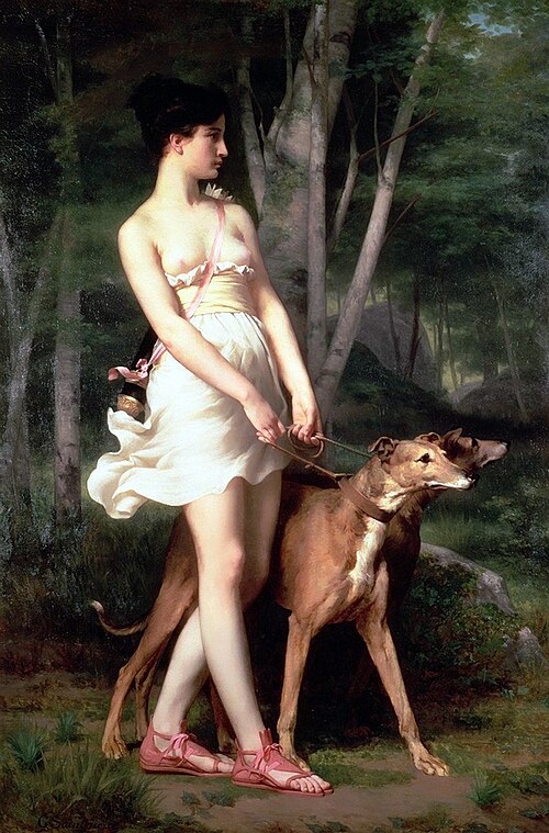 Diane chasseresse, 1850, Gaston Casimir Saint-Pierre