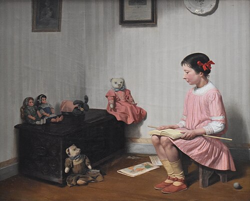 La leçon aux poupées, 2000, Gaston Schnegg