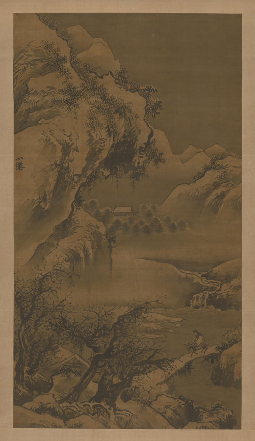 吴伟灞桥风雪图轴, , Wu Wei