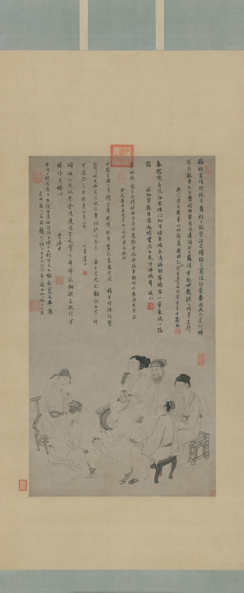 吴伟歌舞图轴, , Wu Wei