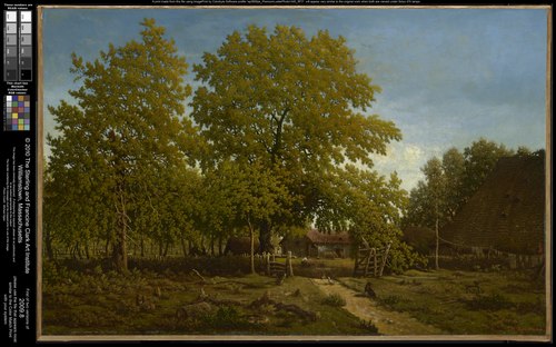 Farm in the Landes, 1859, Théodore Rousseau
