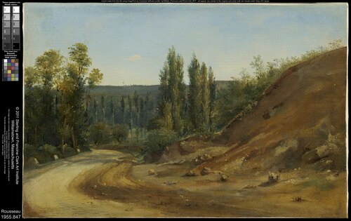 Road in the Jura, , Théodore Rousseau