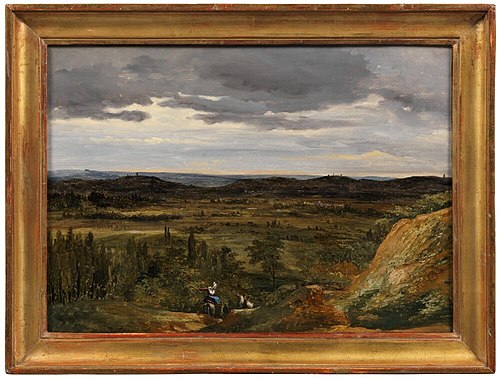 Landscape by The River Mosel, 1829, Théodore Rousseau