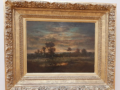Mare et lisière de bois, 1860, Théodore Rousseau