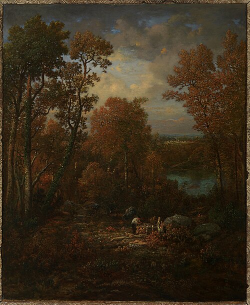 De houthakker (Le bûcheron)., 1863, Théodore Rousseau