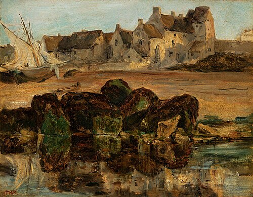 Fishing Village, 1831, Théodore Rousseau