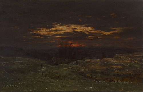 Hoarfrost, 1845, Théodore Rousseau