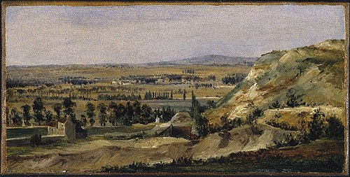 Paysage panoramique, 1831, Théodore Rousseau