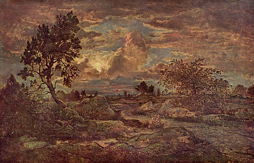 Couchant près d'Arbonne, 1860, Théodore Rousseau