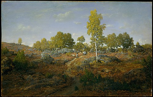 A Path among the Rocks, 1849, Théodore Rousseau