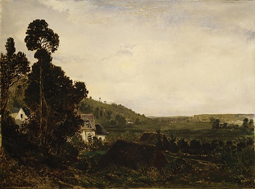 An Old Chapel in a Valley, 1835, Théodore Rousseau