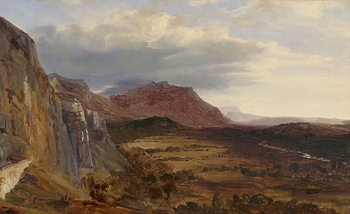View of Saleve, near Geneva, 1834, Théodore Rousseau