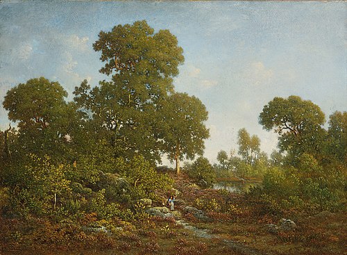 Springtime, 1860, Théodore Rousseau