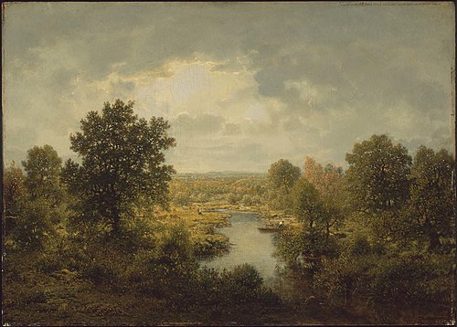 Wooded Stream, 1859, Théodore Rousseau