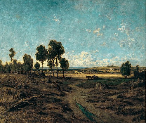 Vue de la plaine de Montmartre, 1848, Théodore Rousseau