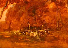 La tropilla (Troupeau en forêt), , Théodore Rousseau