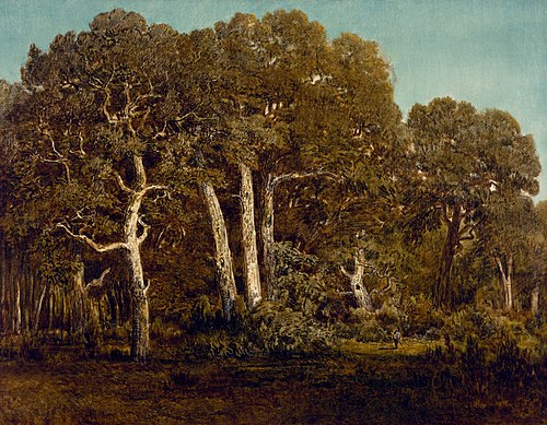 The Great Oaks of Old Bas-Bréau, 1864, Théodore Rousseau