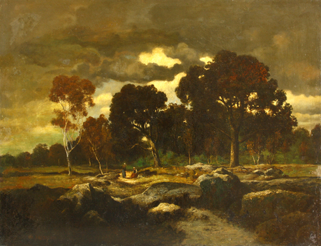 Dusk in a forest, 1850, Théodore Rousseau